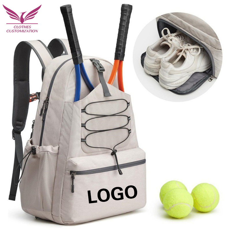 Outdoor Sport Name - Tennistasche, Tennisschlägertasche, individuelles Logo, tragbar für