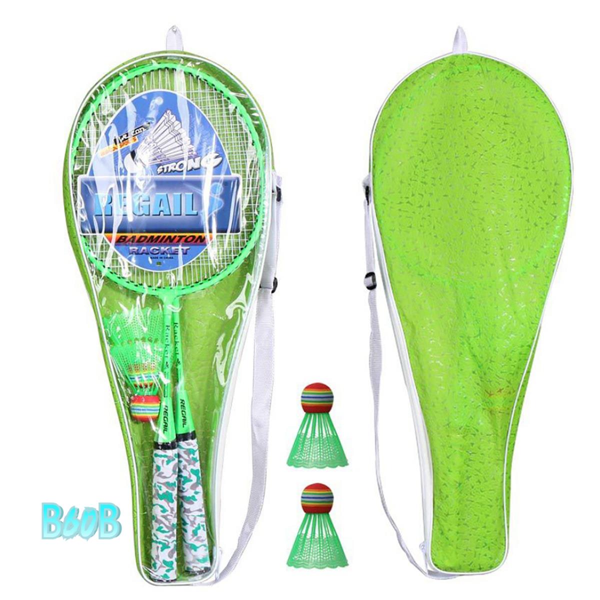 Indoor Sport And Outdoor Sports - Badmintonschläger für Kinder, Federbälle, Schlägersport-Set mit