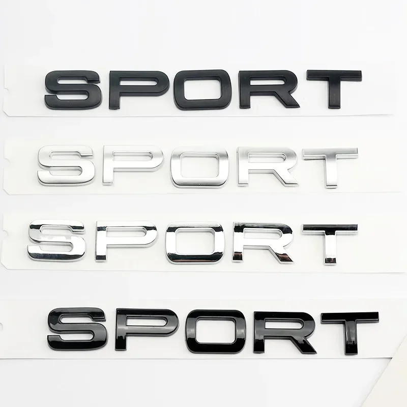 Outdoor Sport Logo - 3D ABS SPORT Buchstaben Emblem Hinten