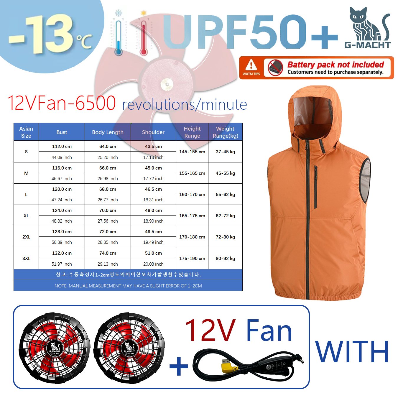 Sommer-Sport 12V/5V Ventilator – Outdoor Sport Jacket Brand Bewertung und Preis