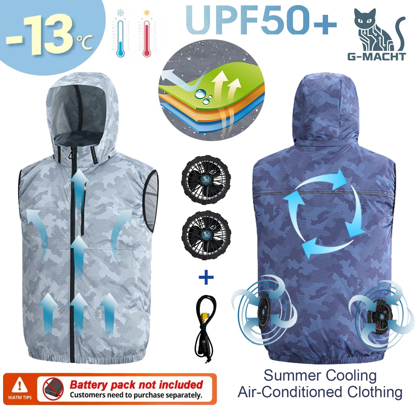 Sommer-Sport 12V/5V Ventilator – Outdoor Sport Jacket Brand Bewertung und Preis