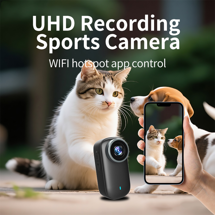 4K-Actionkamera für Haustiere, – Indoor Sport And Outdoor Sports Bewertung und Preis
